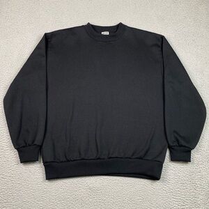 VTG Hill Sportswear Men's Size M Black Crewneck Sweatshirt Made In USA Medium